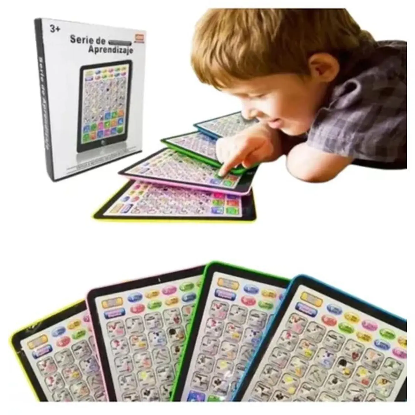 Tableta niños tablet didáctica juguete verde infantil juego 1