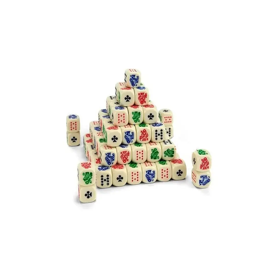Dados cachos poker 16mm juego 5und casino 1