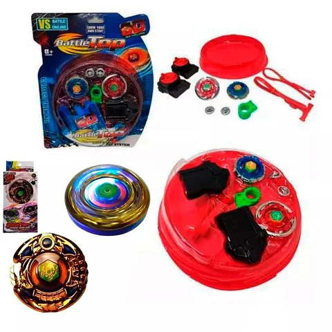 Estadio batalla beyblade generico +dos + 1 con luz beyblade