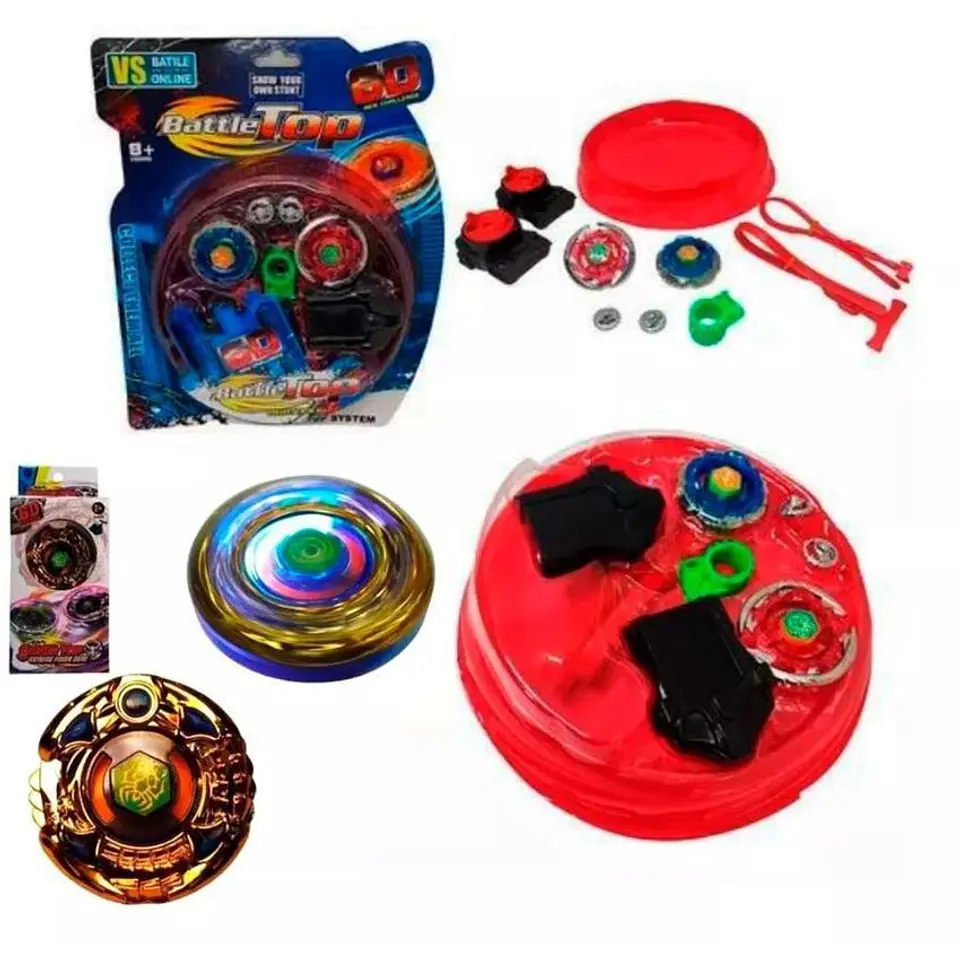Estadio batalla beyblade generico +dos + 1 con luz beyblade 1