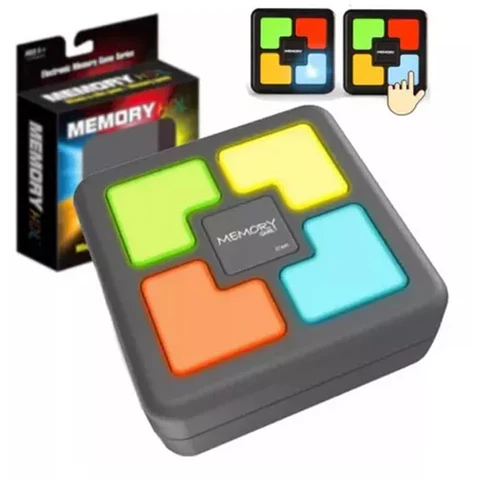 Juego memoria iluminado juguetes color juegos electrónicos