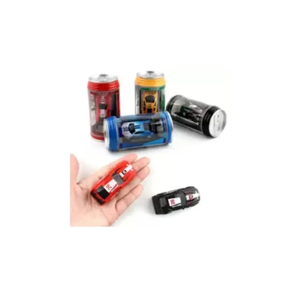 Carro control lata gaseosa luces colección juguete regalo 4