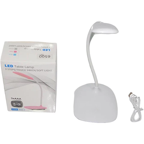 Lampara linterna recargable luz led táctil luces usb cable