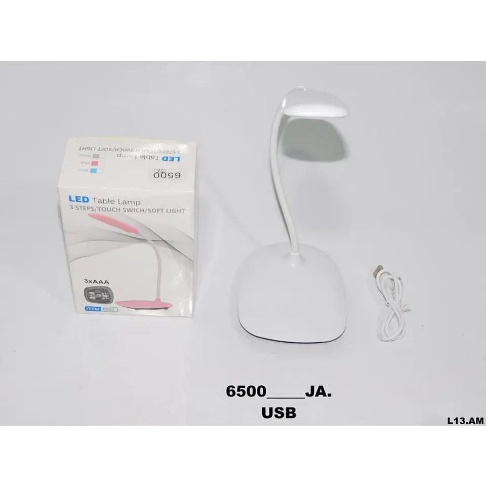Lampara linterna recargable luz led táctil luces usb cable 2