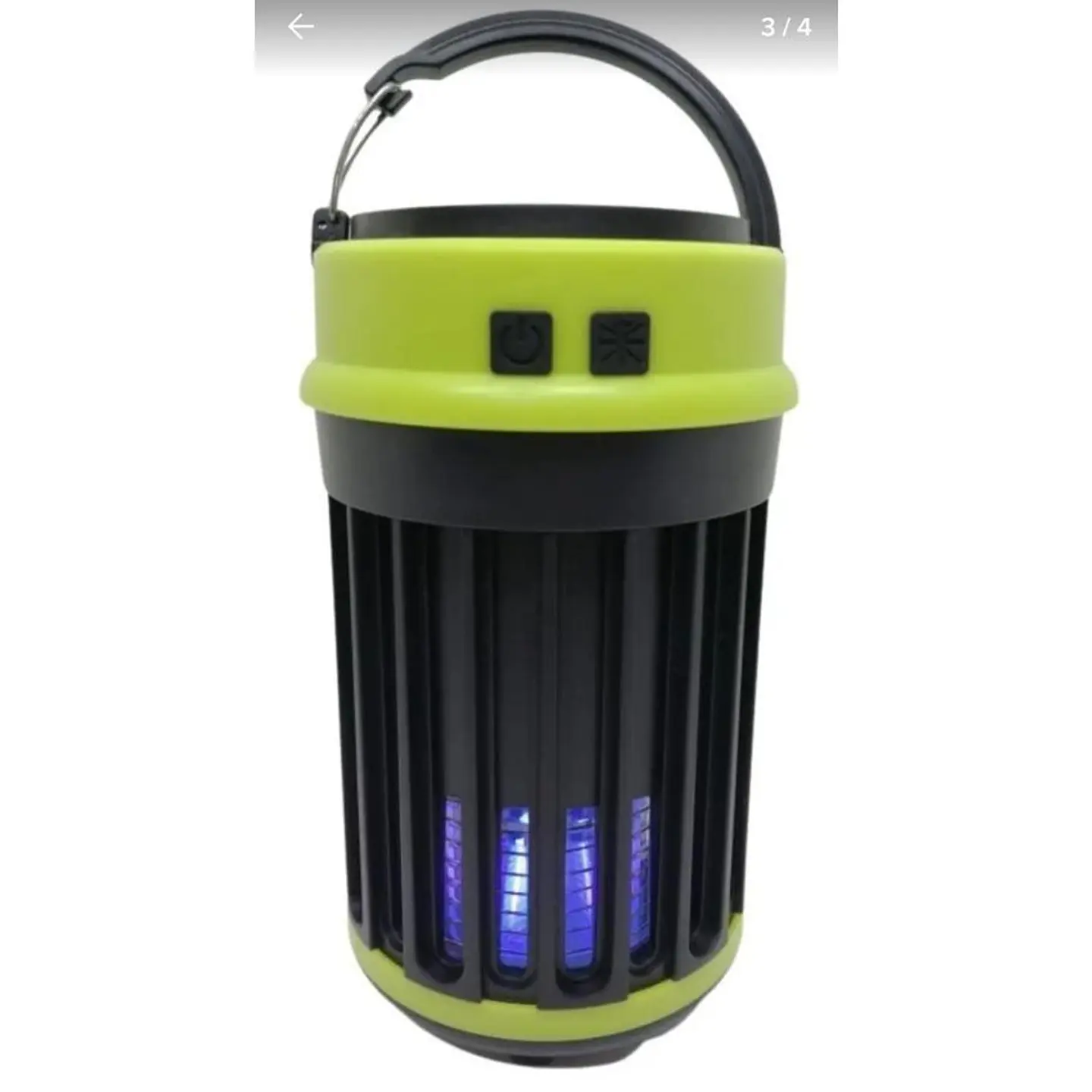 Moscos lámpara solar recargable usb mata insectos 3 en 1 1