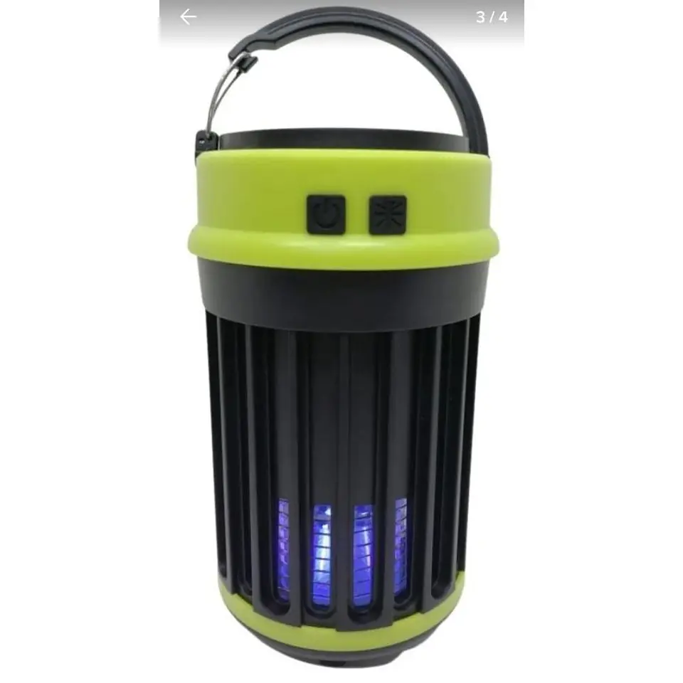 Moscos lámpara solar recargable usb mata insectos 3 en 1 1
