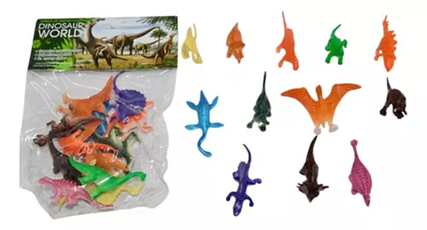 Dinosaurios Pequeños Por 10und Goma Juguetes