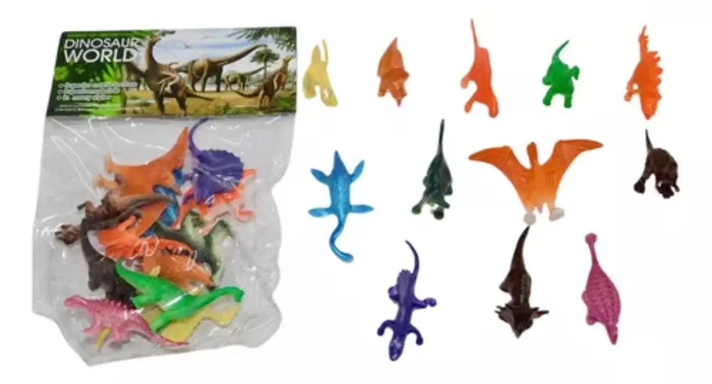 Dinosaurios Pequeños Por 10und Goma Juguetes 1