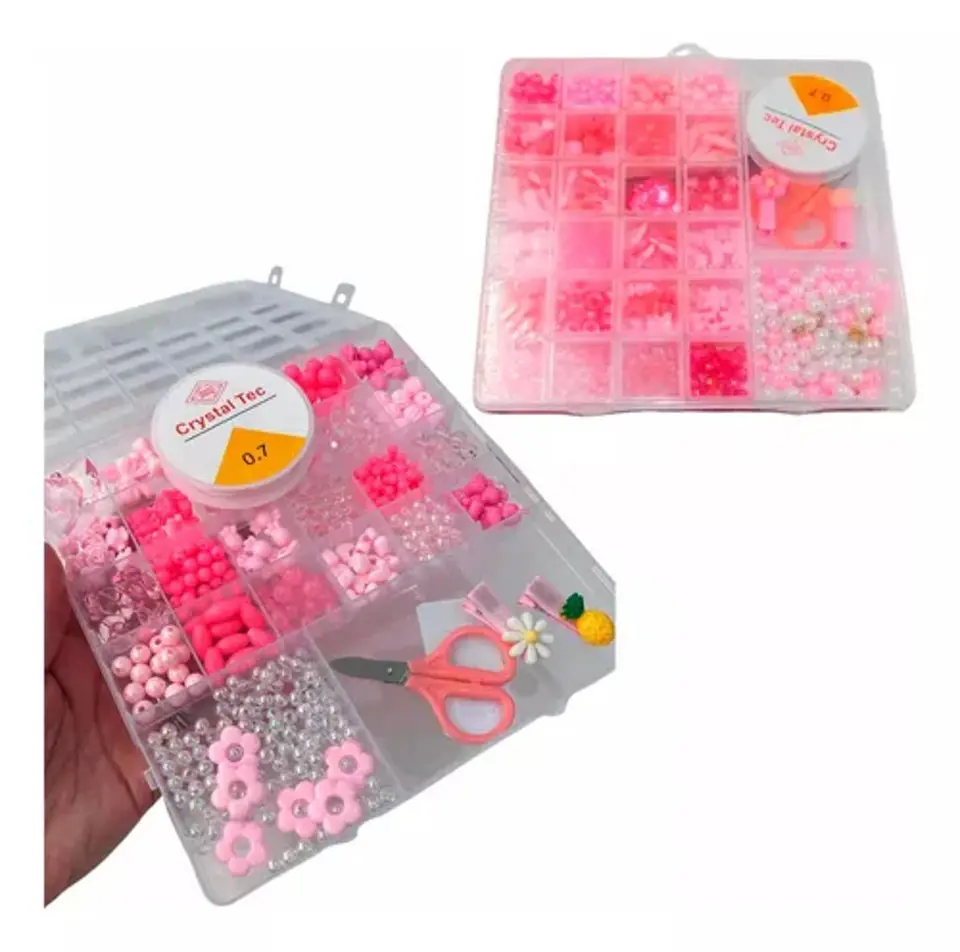 Gran Kit Para Hacer Pulseras Manillas Collares  Chaquiras 1