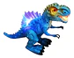 Rex Blue Dinosaurio Movimiento Juguete Luz  Jurassic World  - Miniatura 1