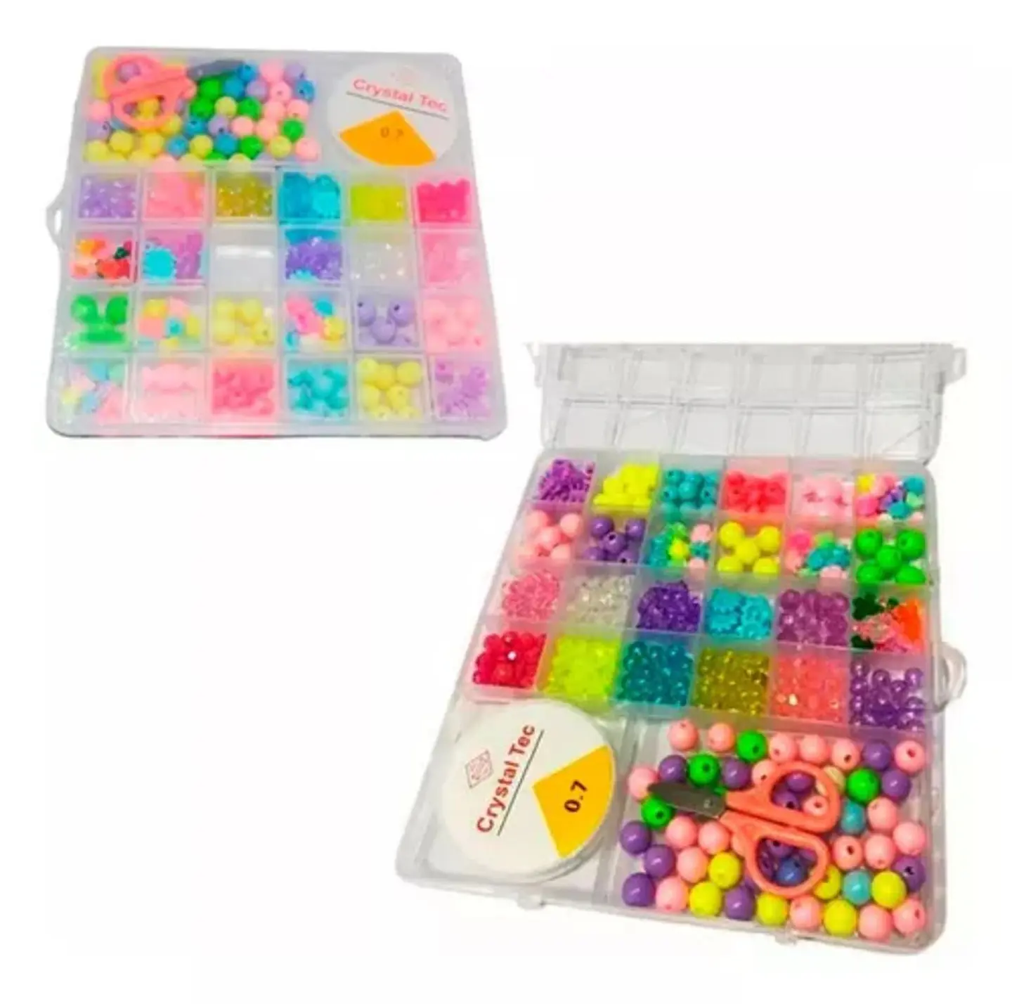 KIT Pulseras Juego Chaquiras Insumos Bisutería Cabello 1