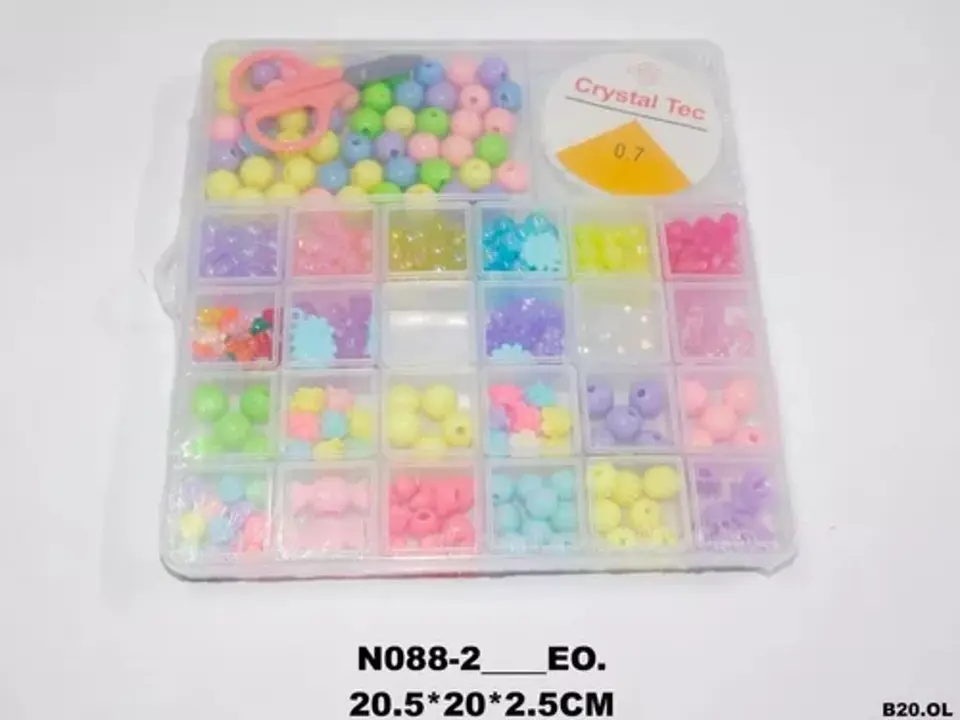 KIT Pulseras Juego Chaquiras Insumos Bisutería Cabello 4