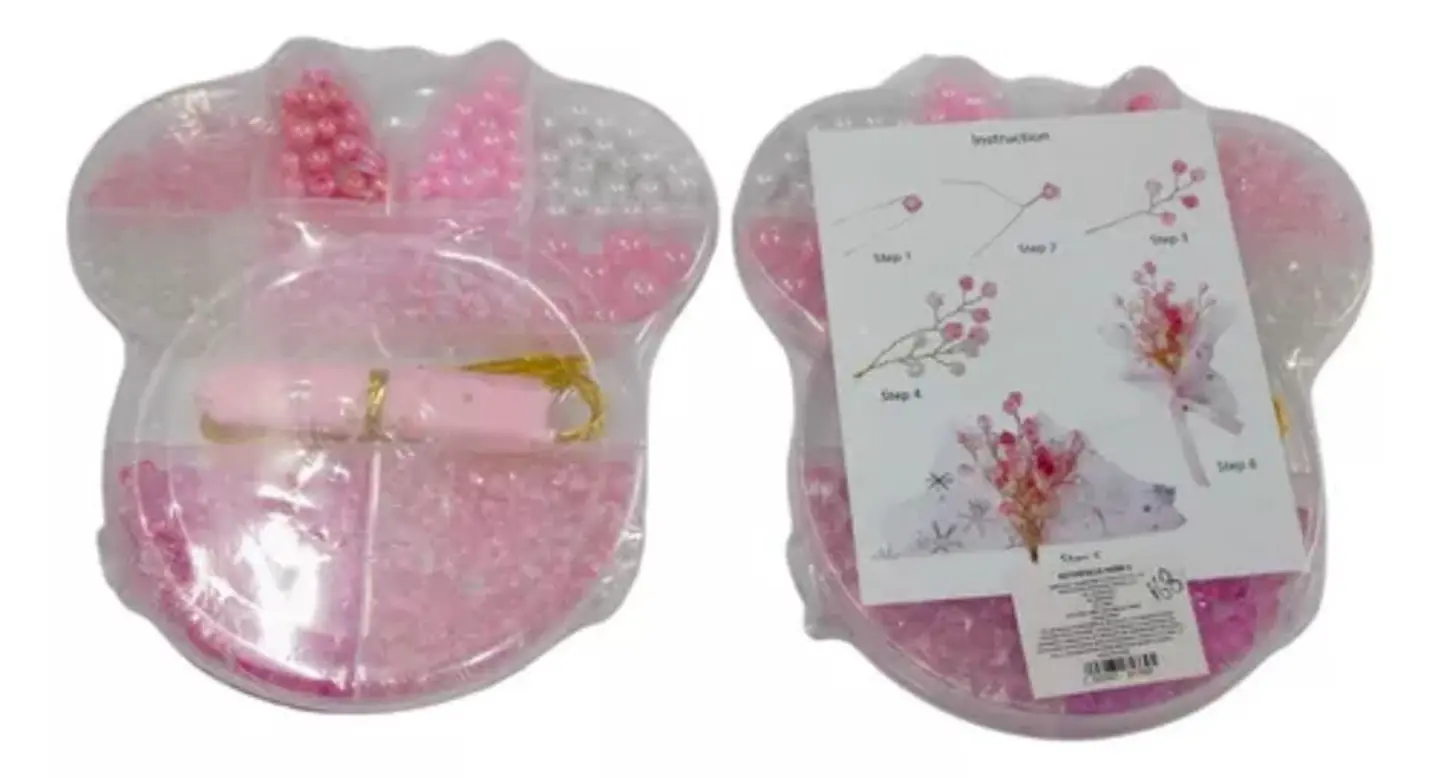 Kit Para Hacer Pulseras Chaquiras Juego Niñas Bisutería 2