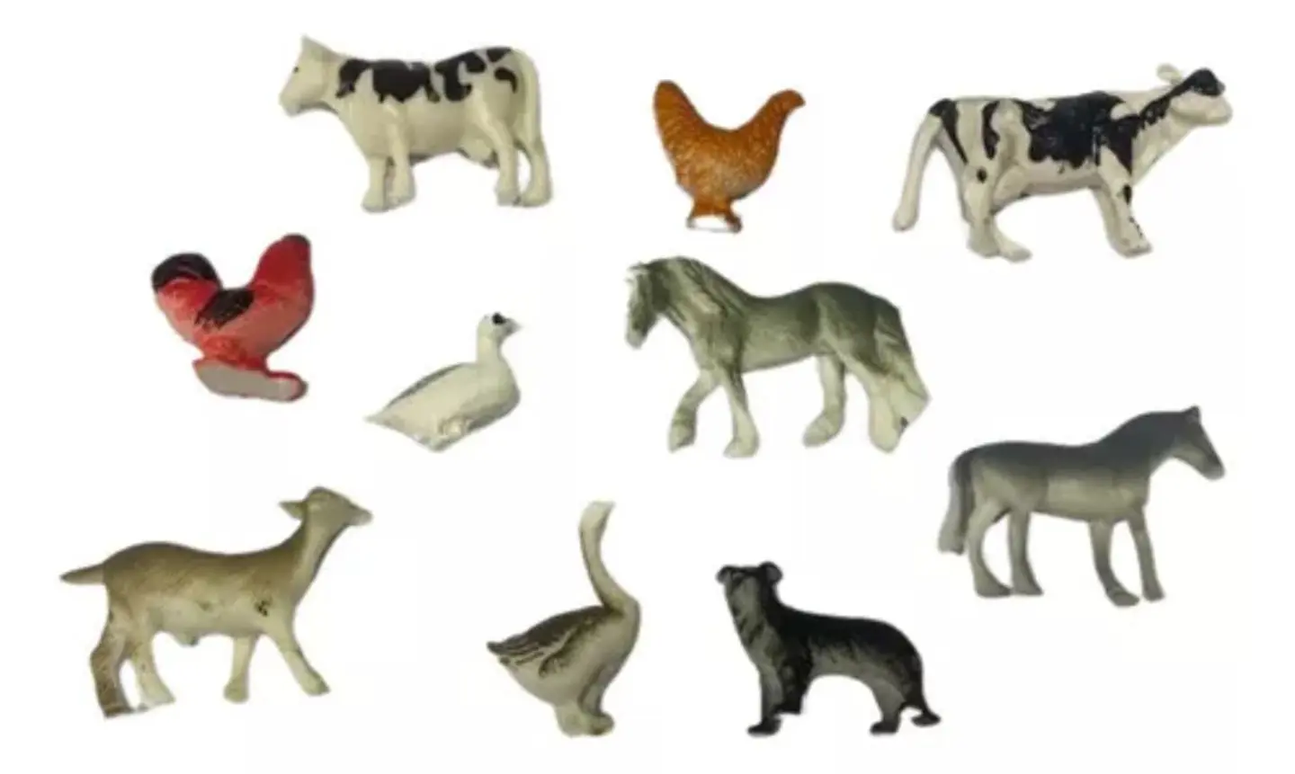Decoración Pesebre  Figuras Navideñas X10 Unidades 1