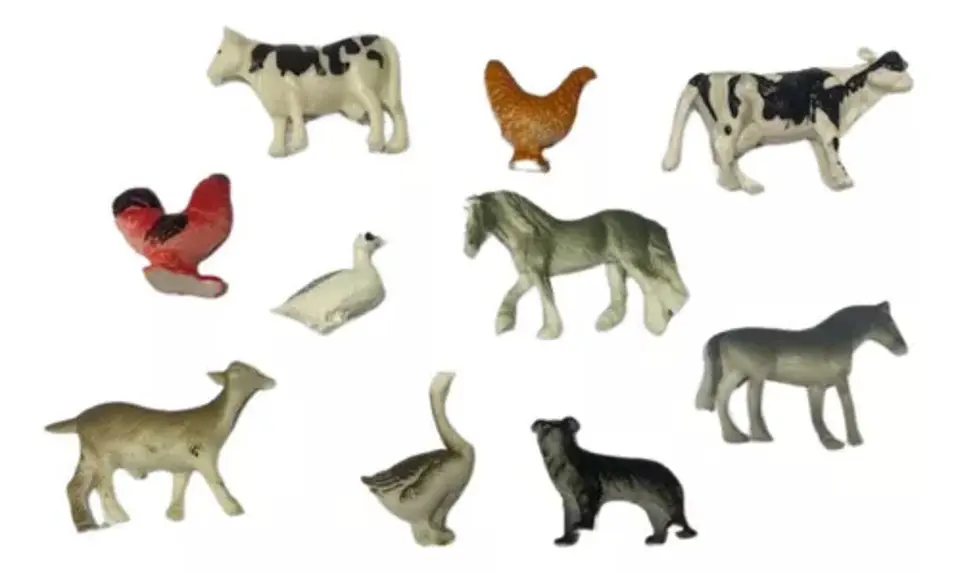 Decoración Pesebre  Figuras Navideñas X10 Unidades 1