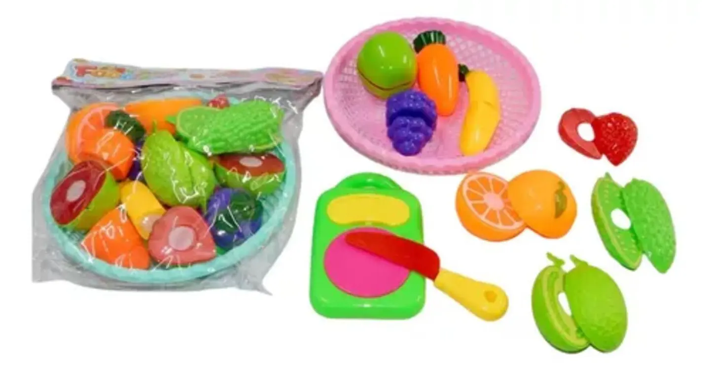 Frutas Losa Juguete Juego Cocina Niños Verduras Chef Cocina 1