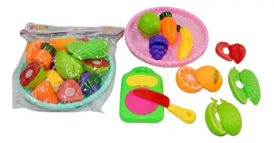 Frutas Losa Juguete Juego Cocina Niños Verduras Chef Cocina 1