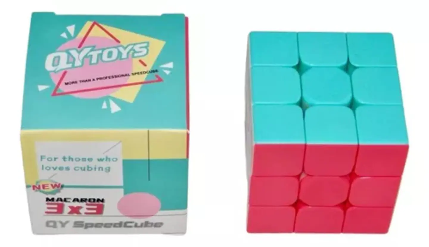 Rubik Cubo 3x3 Pastel Rompecabezas Mágico Juguete Qytoys 1
