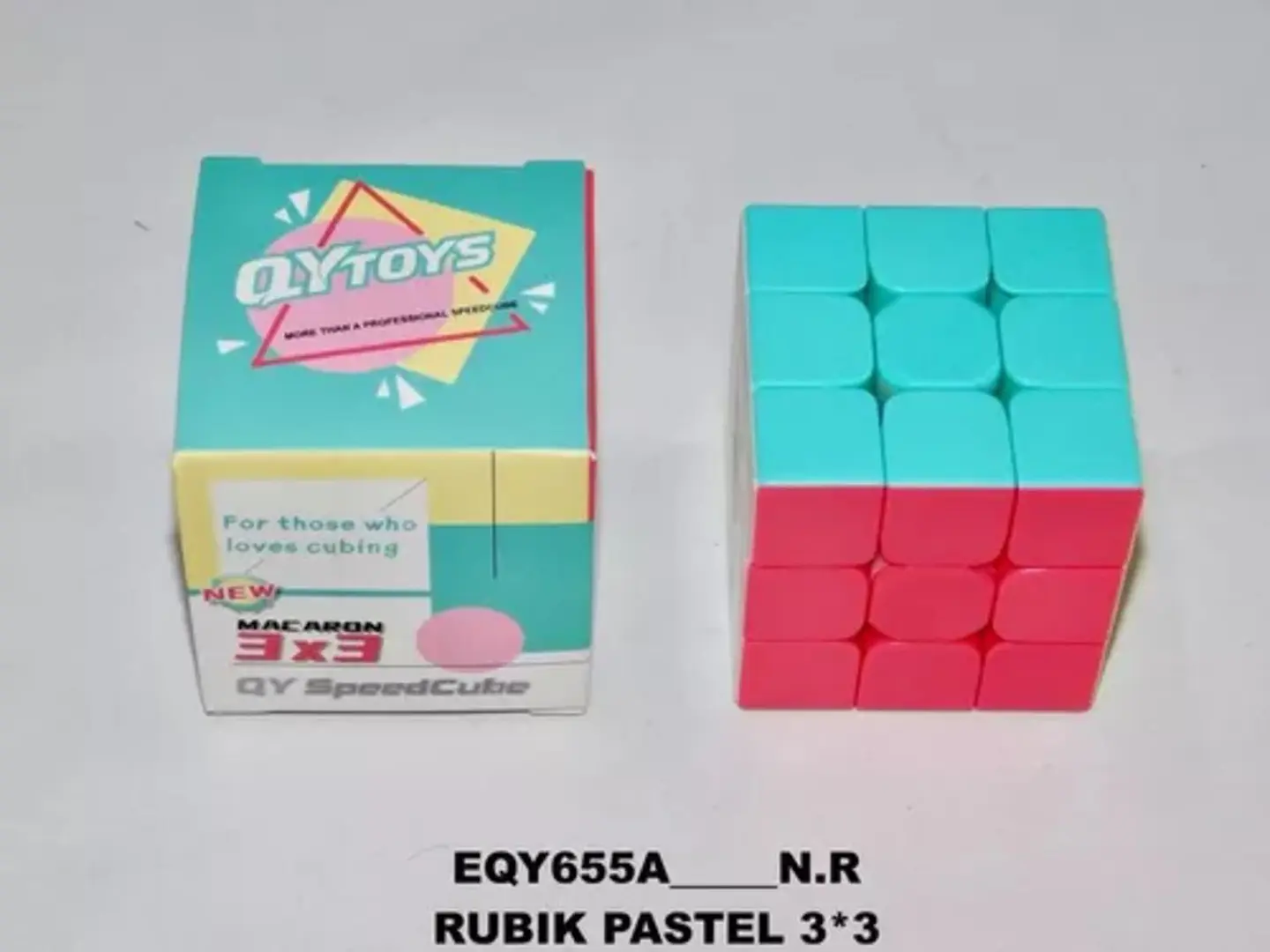 Rubik Cubo 3x3 Pastel Rompecabezas Mágico Juguete Qytoys 2