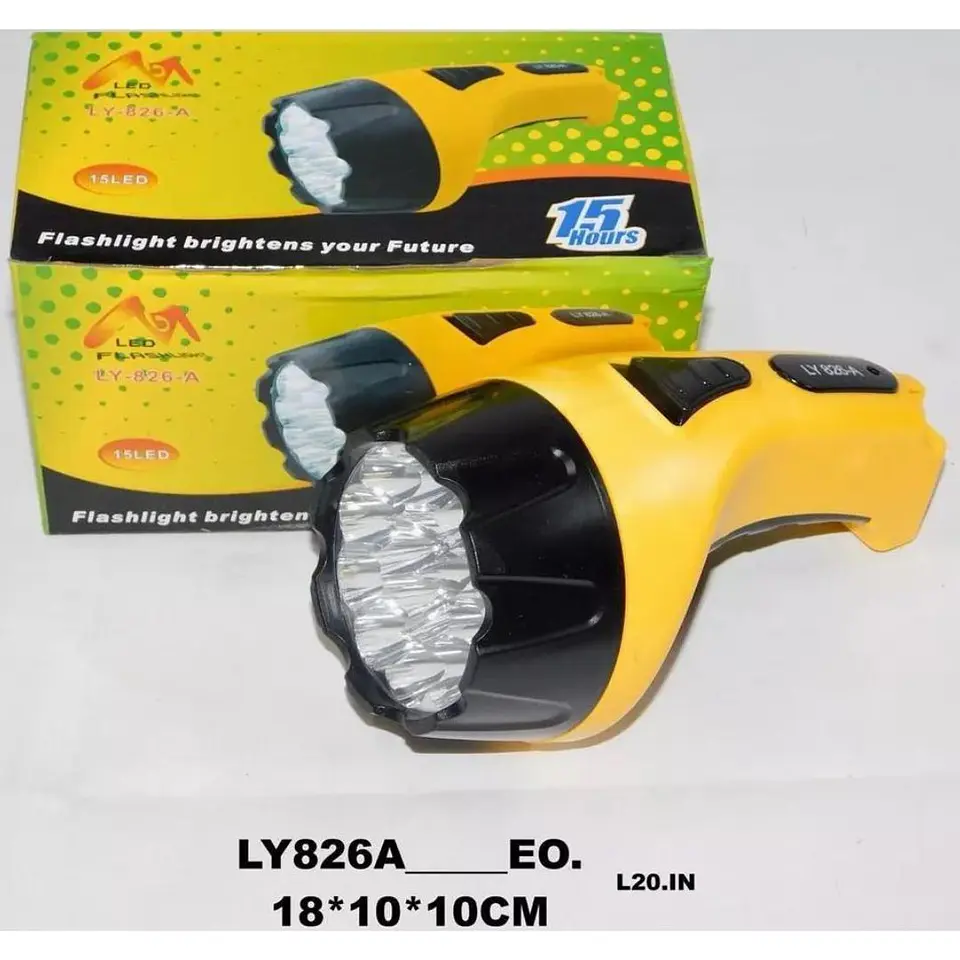 Linterna Mediana Recargable Batería 15 Horas Camping Regalo 3