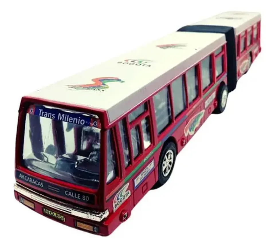 Transmilenio Carro Publico Medio De Transporte Juguete Vehic 3