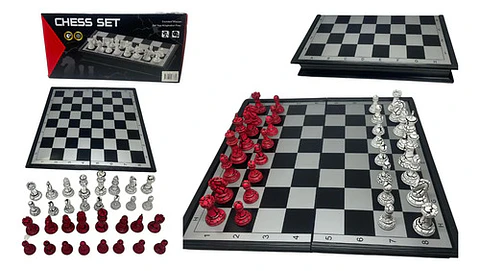  Ajedrez Juego Mesa Magnético 30x30 Cm Imantado Chess