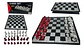  Ajedrez Juego Mesa Magnético 30x30 Cm Imantado Chess - Miniatura 1