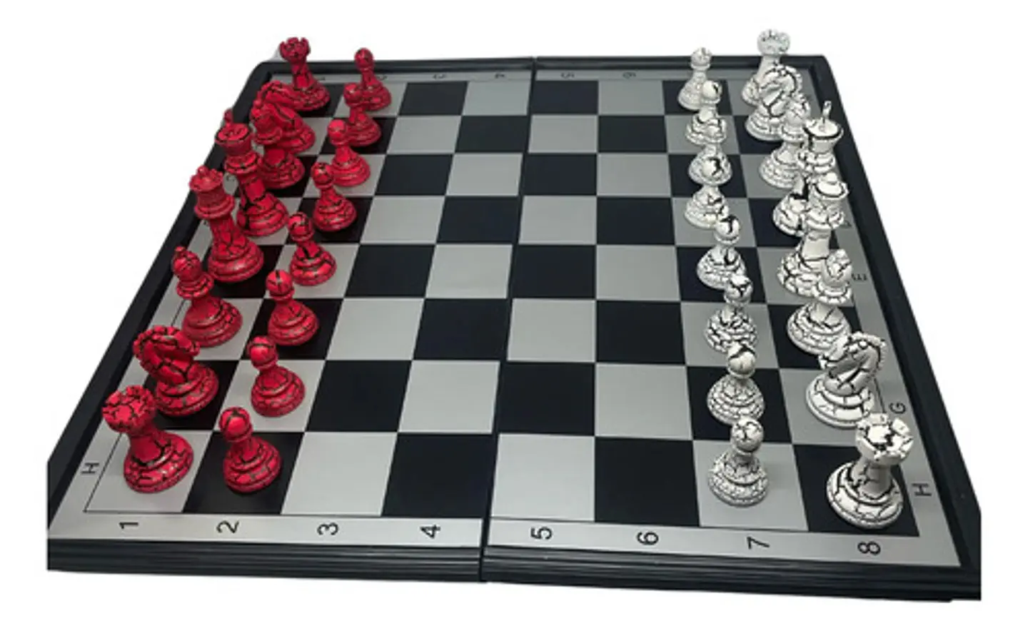  Ajedrez Juego Mesa Magnético 30x30 Cm Imantado Chess 2