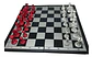  Ajedrez Juego Mesa Magnético 30x30 Cm Imantado Chess - Miniatura 2
