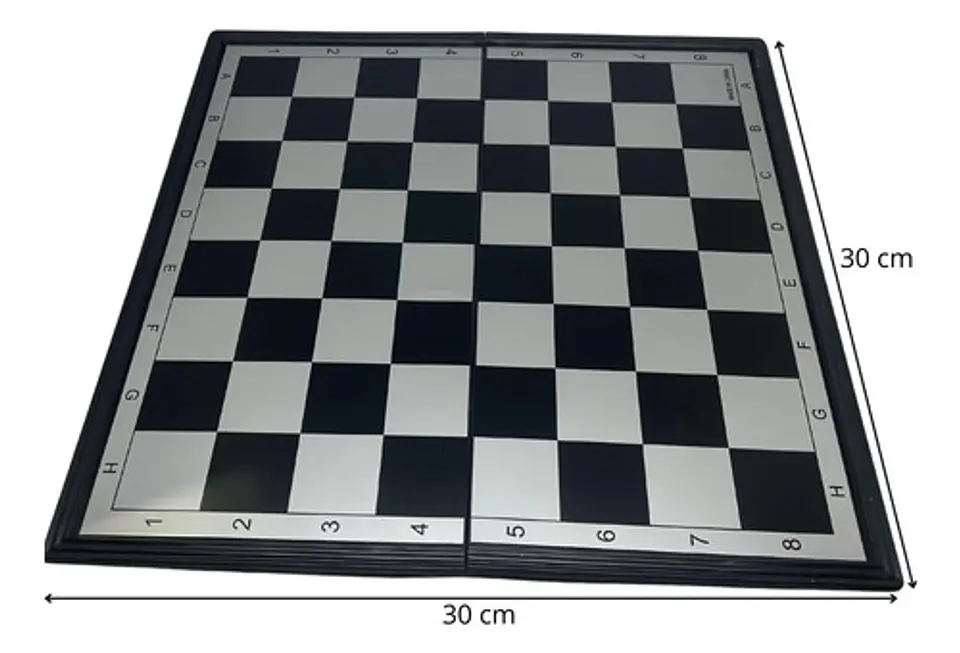  Ajedrez Juego Mesa Magnético 30x30 Cm Imantado Chess 3