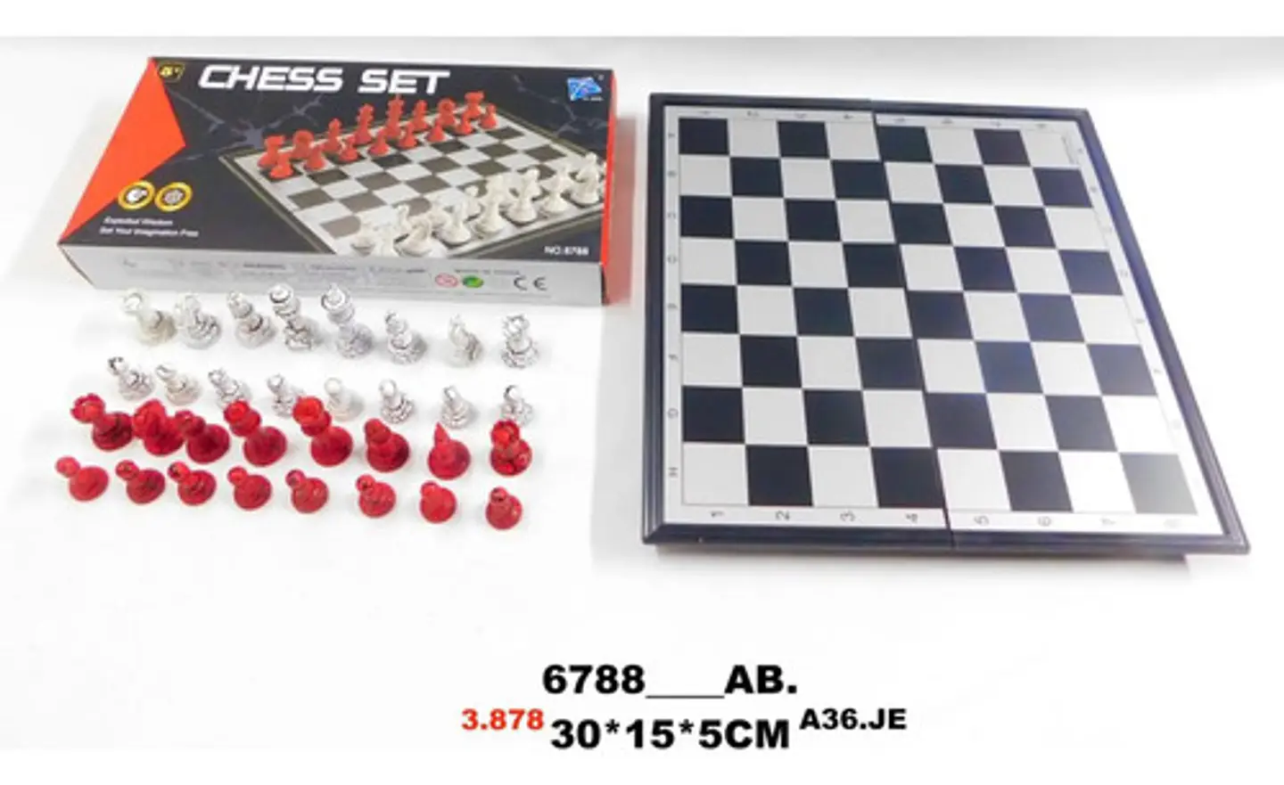  Ajedrez Juego Mesa Magnético 30x30 Cm Imantado Chess 4