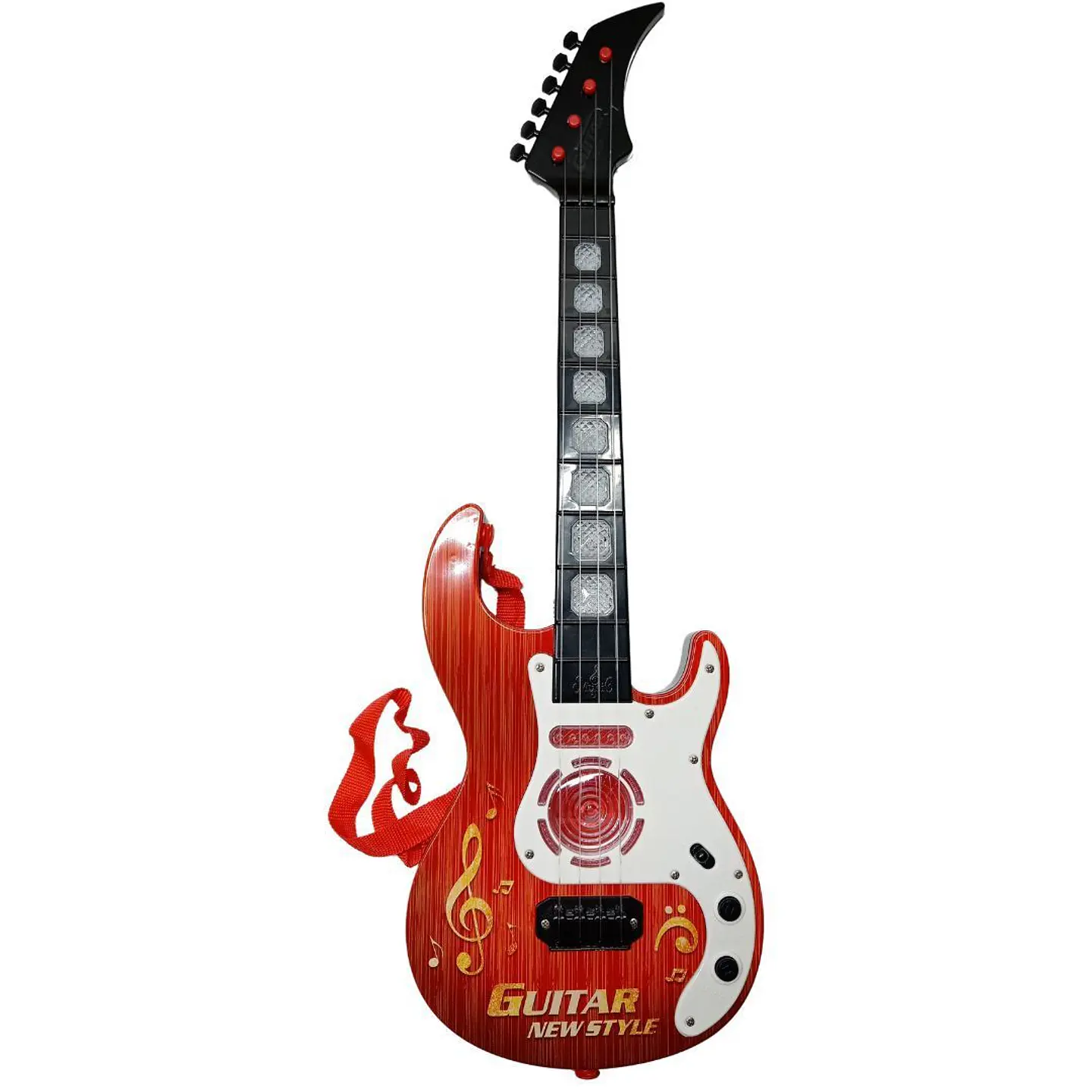 Guitarra Juguete Luces Sonido Niños Regalo Instrumento 929b 1