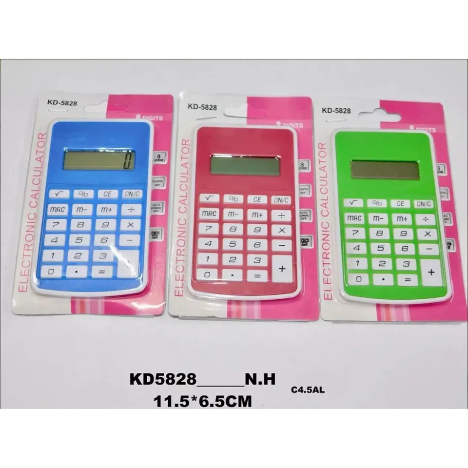 Calculadora 8 Dígitos Pequeña Portátil De Bolsillo 3