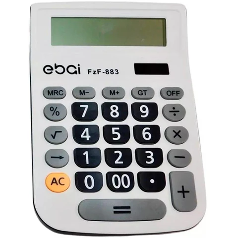 Calculadora Electrónica Funciones Basicas 12 Dígitos