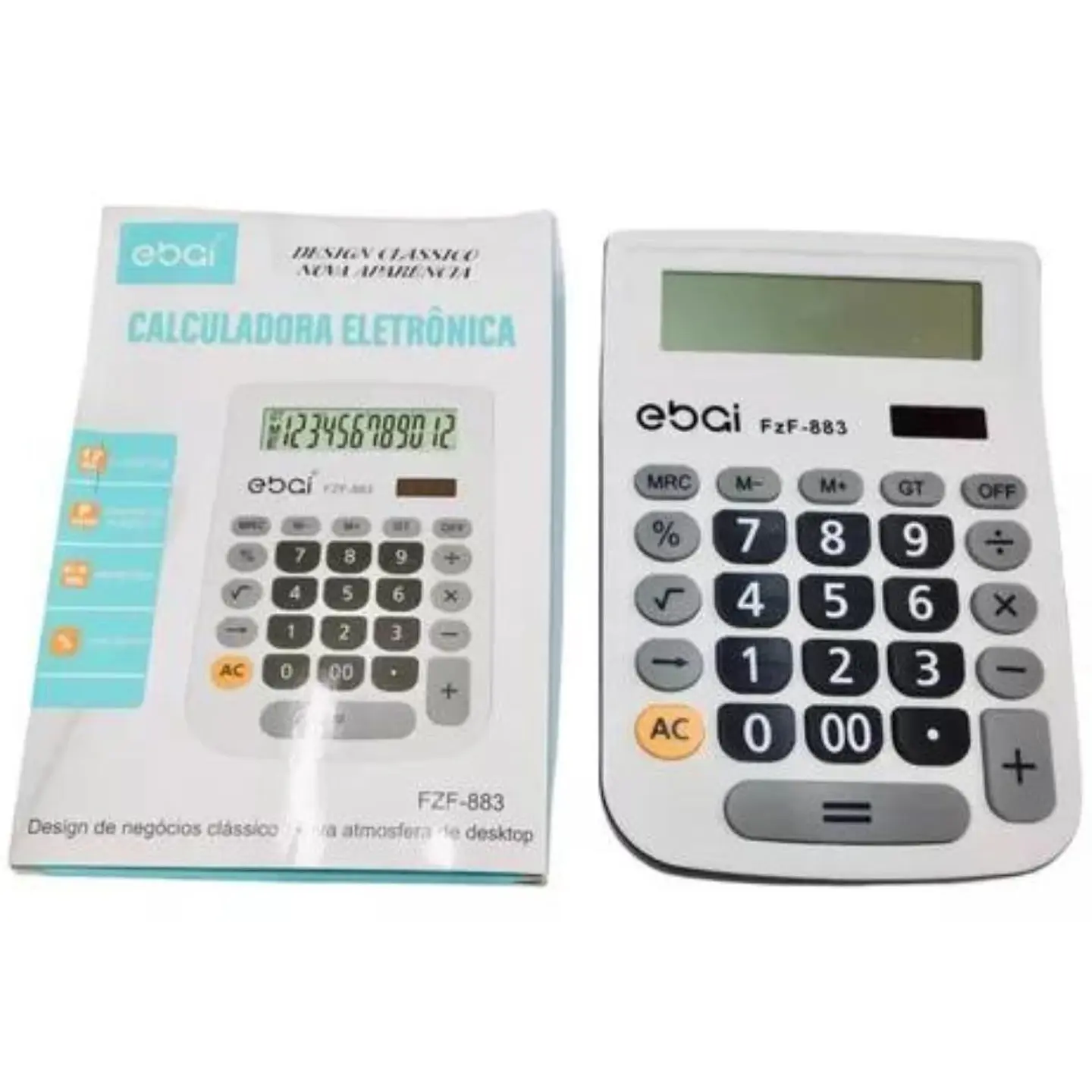 Calculadora Electrónica Funciones Basicas 12 Dígitos 2