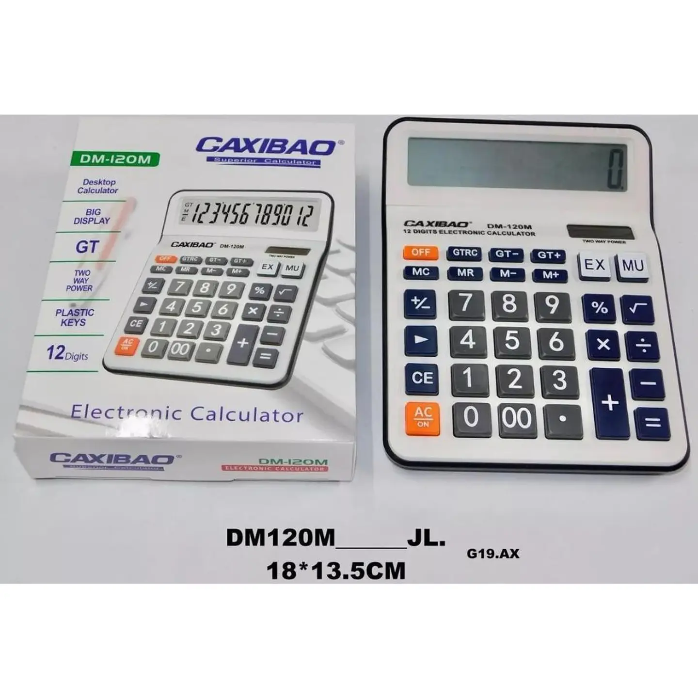 Calculadora Electrónica Funciones Basicas 12 Dígitos 2