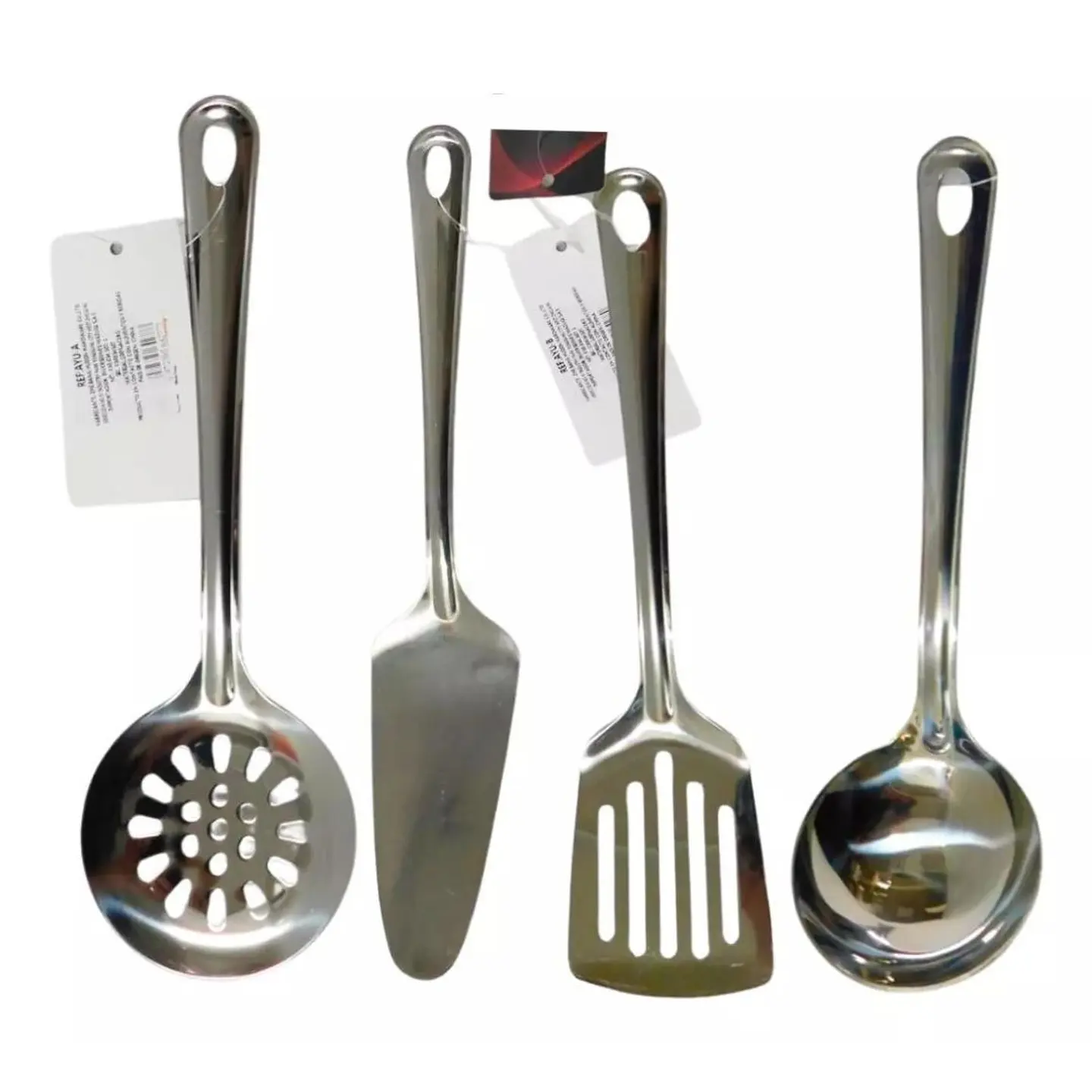 Cucharones X4 Cucharas Acero Inoxidable Utensilios Cocina 1