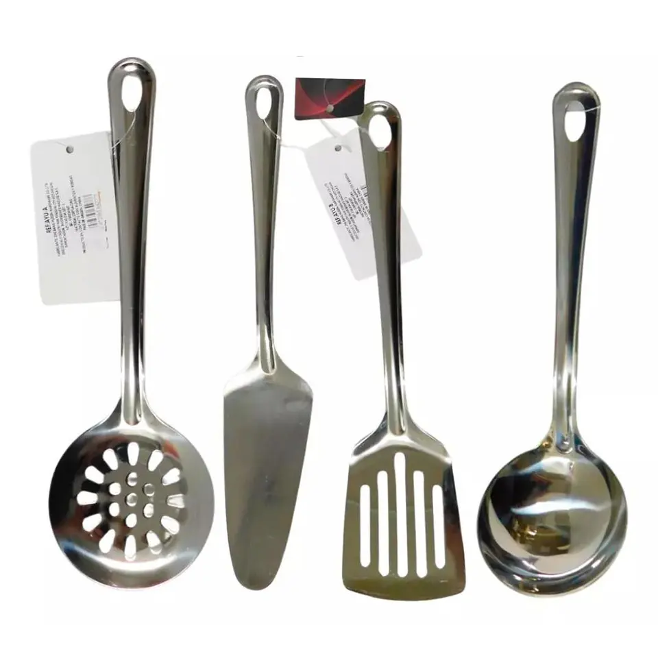 Cucharones X4 Cucharas Acero Inoxidable Utensilios Cocina 1