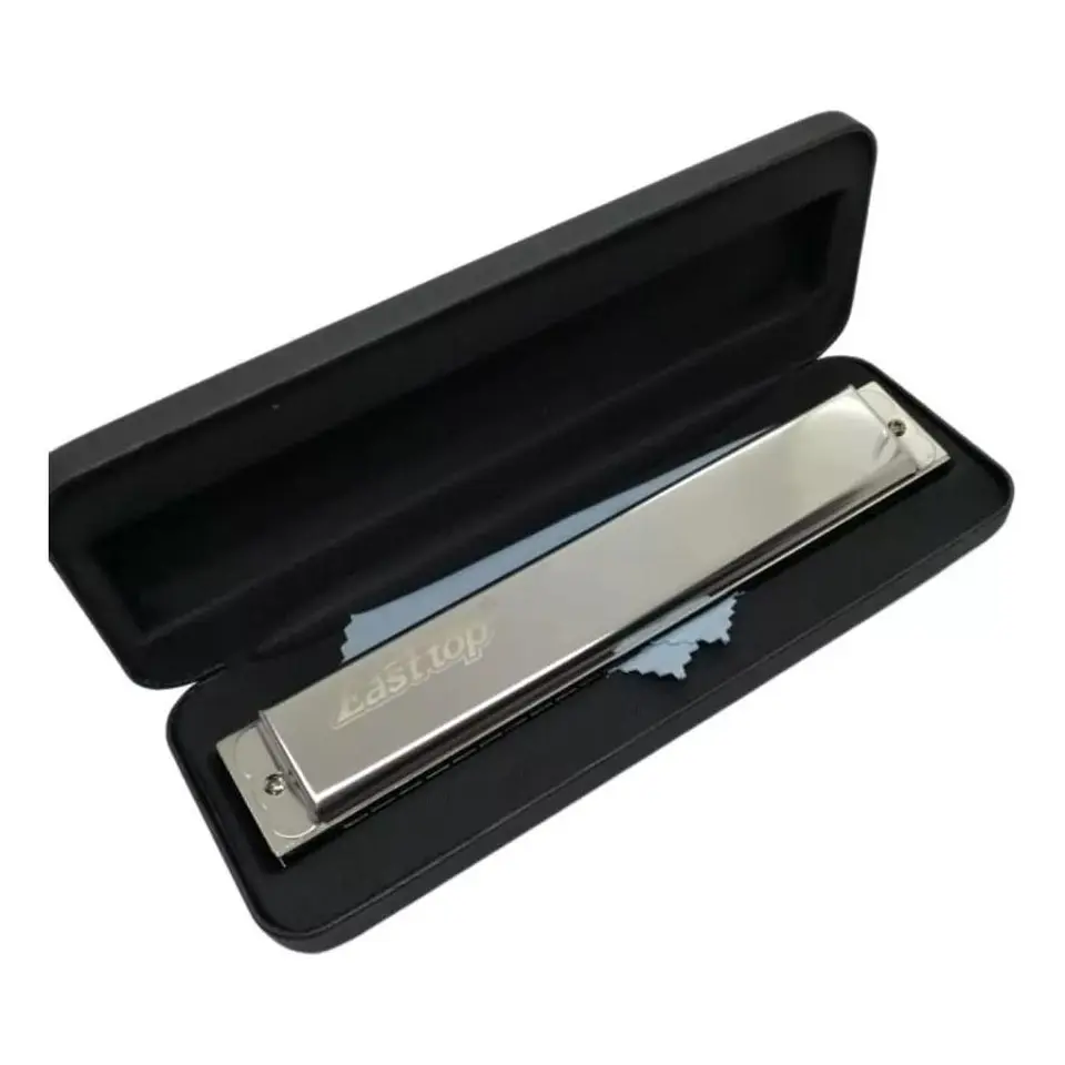 Armonica 24 Celdas Instrumento Viento Estuche Harmonica Fina 3