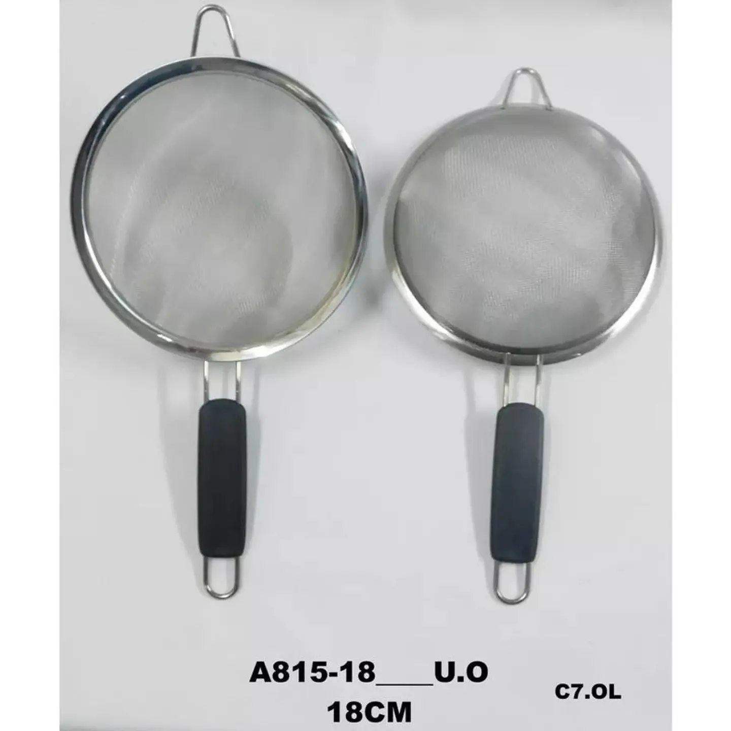 Colador Metal Mango Plastico 18 Cm Utensilios De Cocina 2