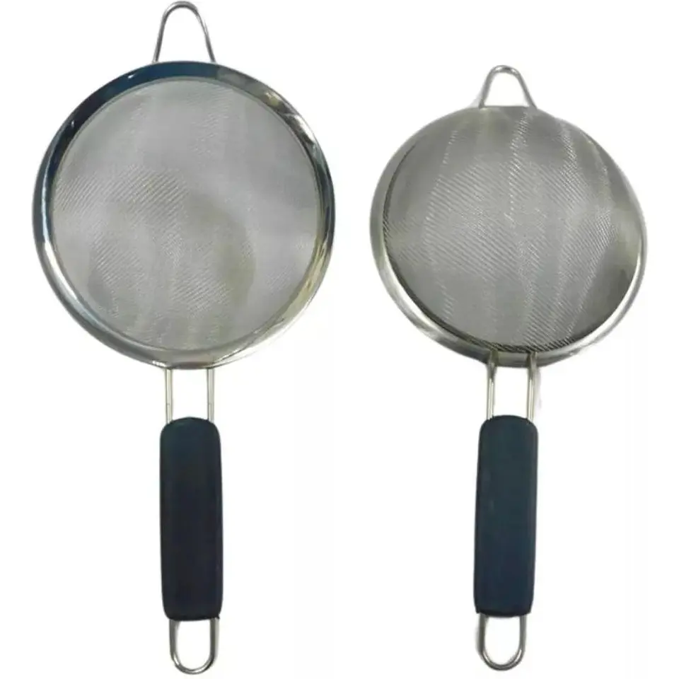 Colador Metal Mango Plastico 20 Cm Utensilios De Cocina 1