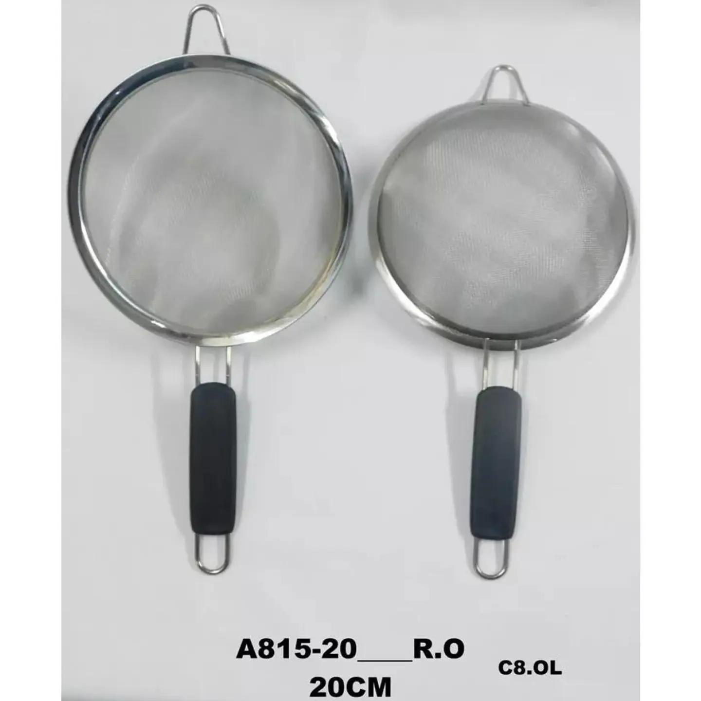 Colador Metal Mango Plastico 20 Cm Utensilios De Cocina 2