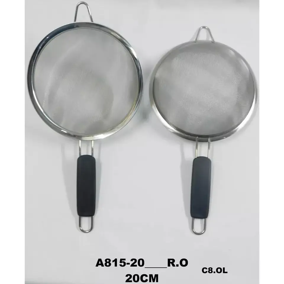 Colador Metal Mango Plastico 20 Cm Utensilios De Cocina 2
