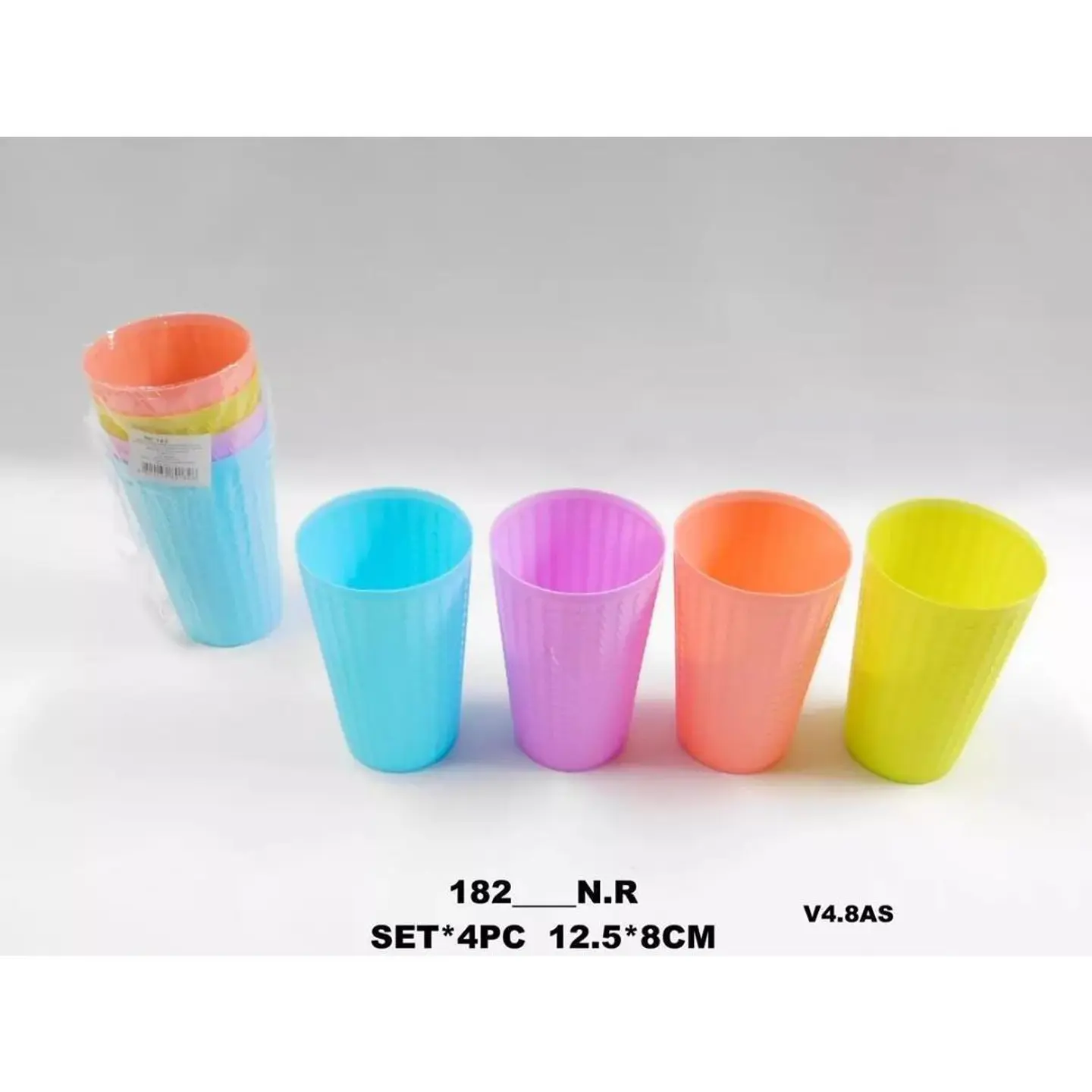 Vasos Pocillos Pvc Utensilios De Cocina 4und 2