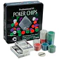 Poker Fichas X100 + 2 Mazos + Tapete Estuche De Lujo - Miniatura 3