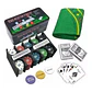 Poker Texas 100 Fichas Cartas Estuche De Lujo Juego Mesa - Miniatura 2