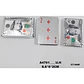 Poker Cartas Casino Profesionales Plateado Juego Mesa Dolar - Miniatura 3