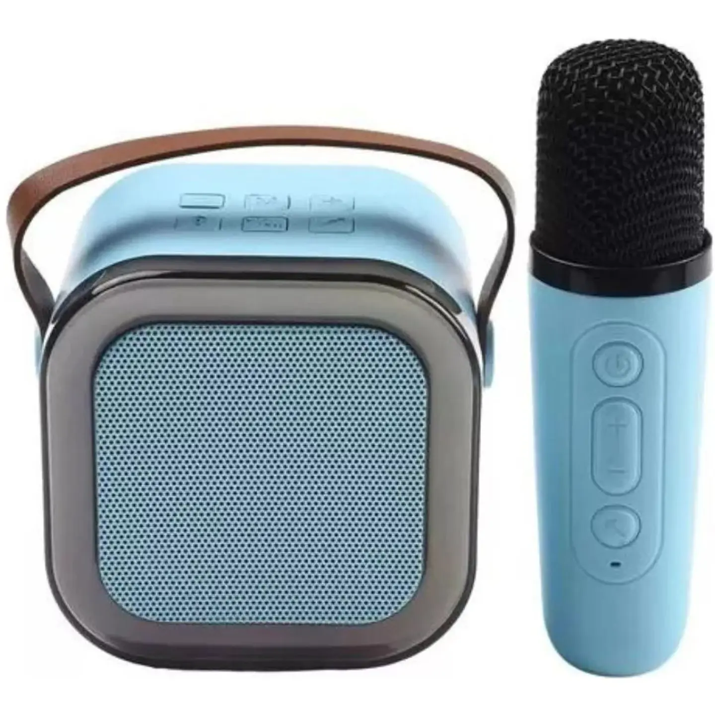 Radio Parlante Bluetooth Karaoke Luz Led Mic Inalámbrico 2