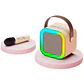 Radio Parlante Bluetooth Karaoke Luz Led Mic Inalámbrico - Miniatura 3