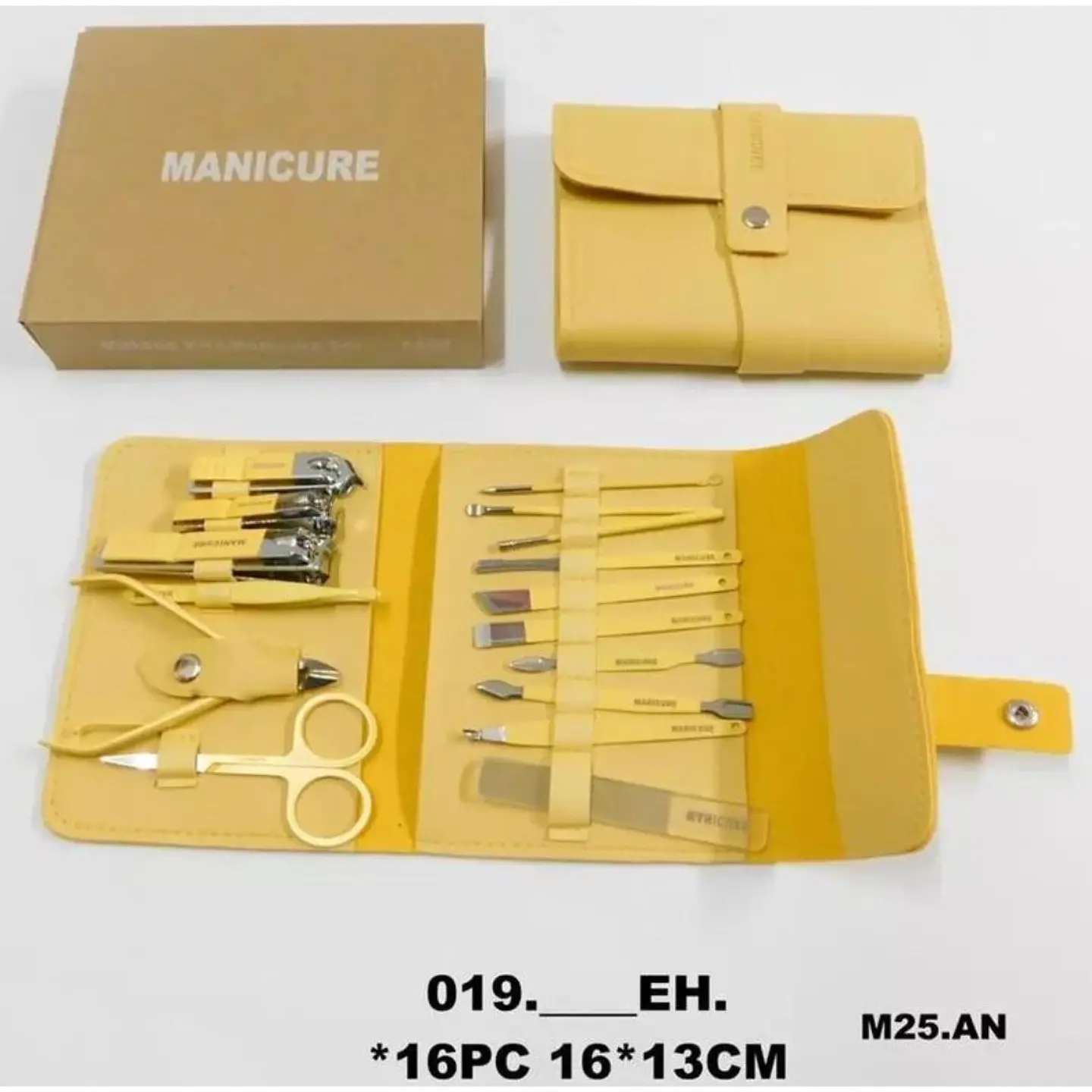 Manicure Kit Estuche Belleza Corta Uñas Manos Estética 16pcs 2